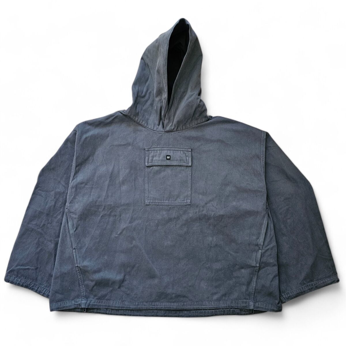 Yeezy x Gap x Balenciaga 12 Sateen Hoodie - Cotton - Dark Yeezy x Gap x Balenciaga 12 Sateen Hoodie - Cotton - Dark