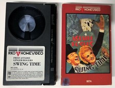 Swing Time 1936 film RKO BETAMAX 1985 not vhs Rare Beta, Astaire, Rogers