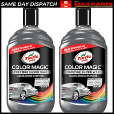 2X Turtle Wax Color Magic Prestige Silver Wax - 500ml