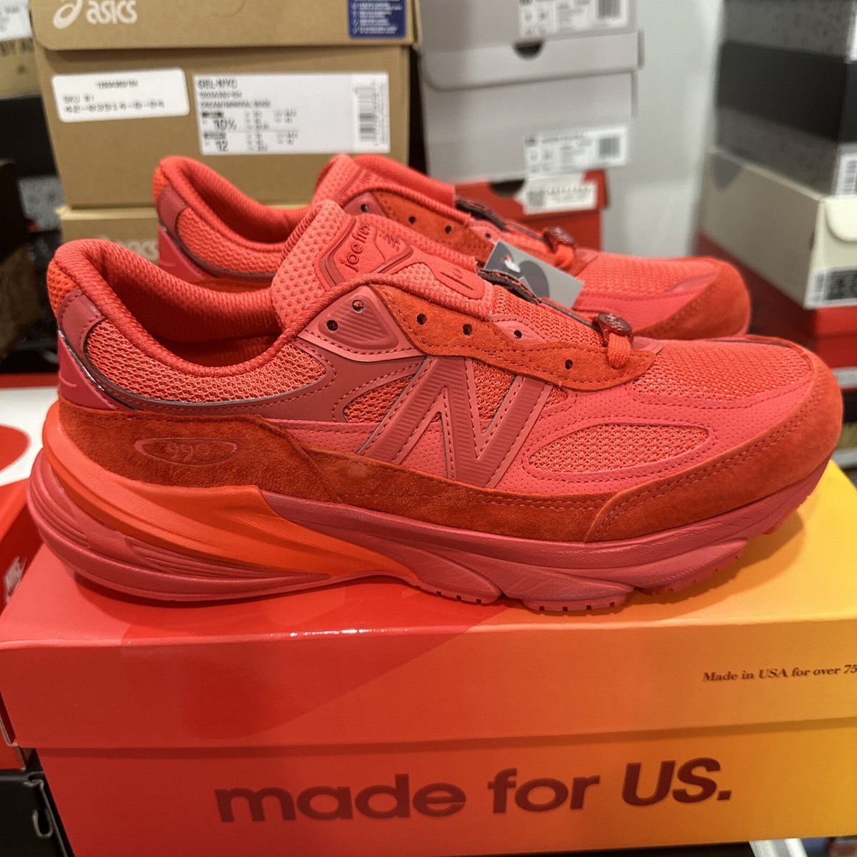 New Joe Fresh Goods New Balance 990v6 Paris Red XU990JF6 Men's