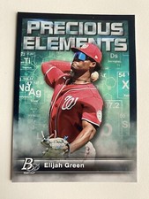 2023 Bowman Platinum Precious Elements #PE24 Elijah Green Washington Nationals