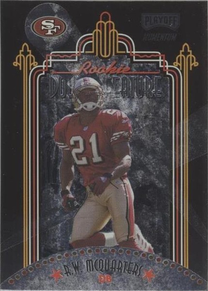 Photo 8x10 Dédicacée Signée R.W. McQuarters - San Francisco 49ers - Originale