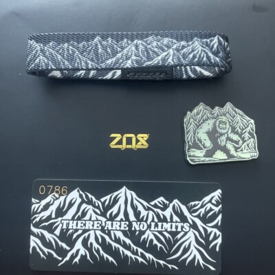 zox Armband & Magnet Med THERE ARE NO LIMITS *Mar Serie* *Yeti* *Berge*-