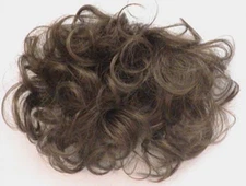 WOMENS PULL-THROUGH HAIR TOPPER WIGLET BANGS HAIRPIECE ENHANCER ADD ON CROWN