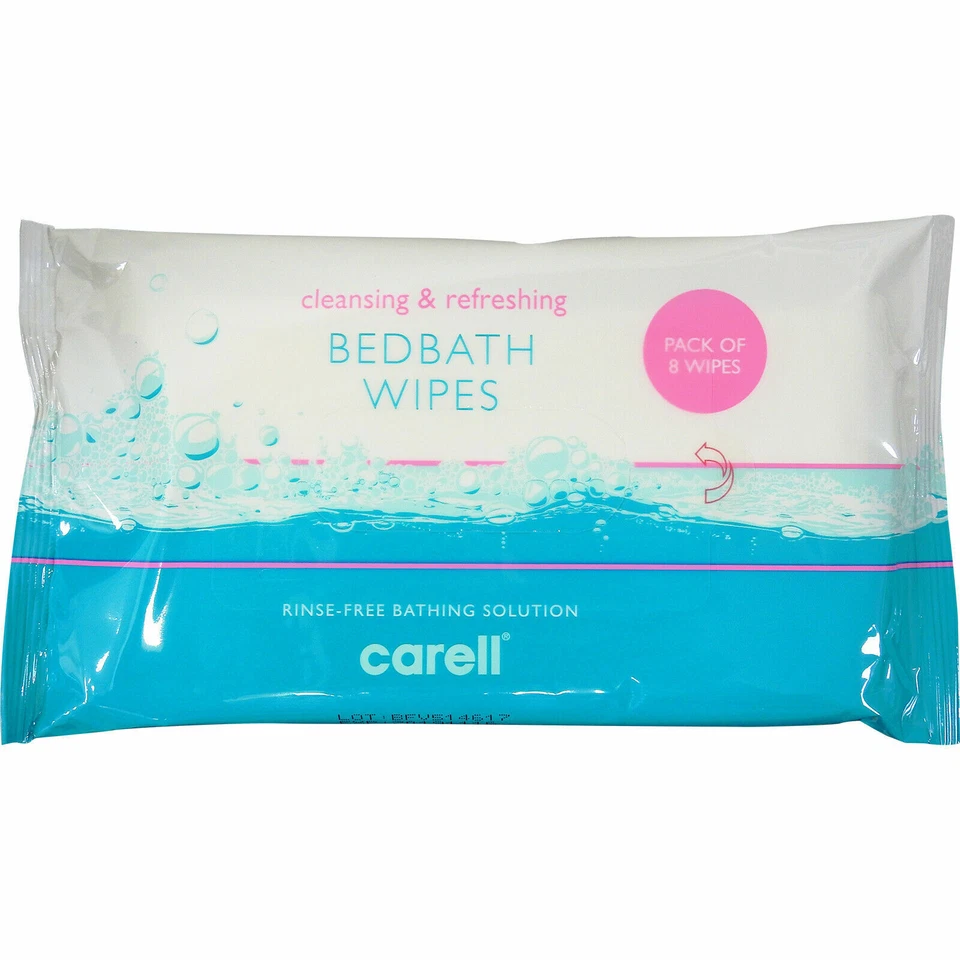 Carell Bed Bath Alcohol Paraben Free Aloe Vera Cleaning Full Body Cleansing Wipe