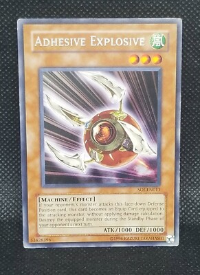 Adhesive Explosive | SOI-EN011 | Rare | Unlimited Edition | Lightly Played