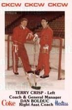 1985-86 Moncton Golden Flames #3 Terry Crisp, Dan Bolduc