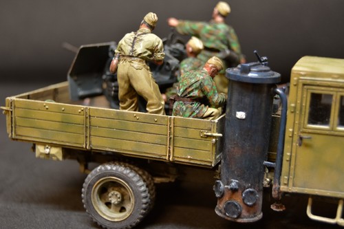 H. G. Division Italy 1944 - Opel Blitz Med. 3 Ton Truck Coal Engine - Esc 1/35 - Imagen 22 de 22