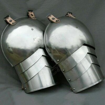 Medieval Pair Of Metal Shoulder Wearable Armor Pauldron High Quality Armor
