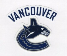 Vancouver Canucks Decal Helmet Hard Hat Window Laptop up to 14