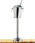 Nickel Plated Premium Aluminum Free Standing Wine Chiller wine Coolers stand
