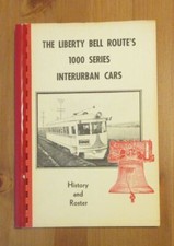 trolley book LIBERTY BELL 1000 SERIES INTERURBAN CARDS train