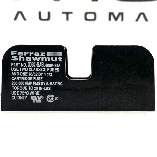 Ferraz Shawmut 3032-SAB Fuse Block 600V 30A