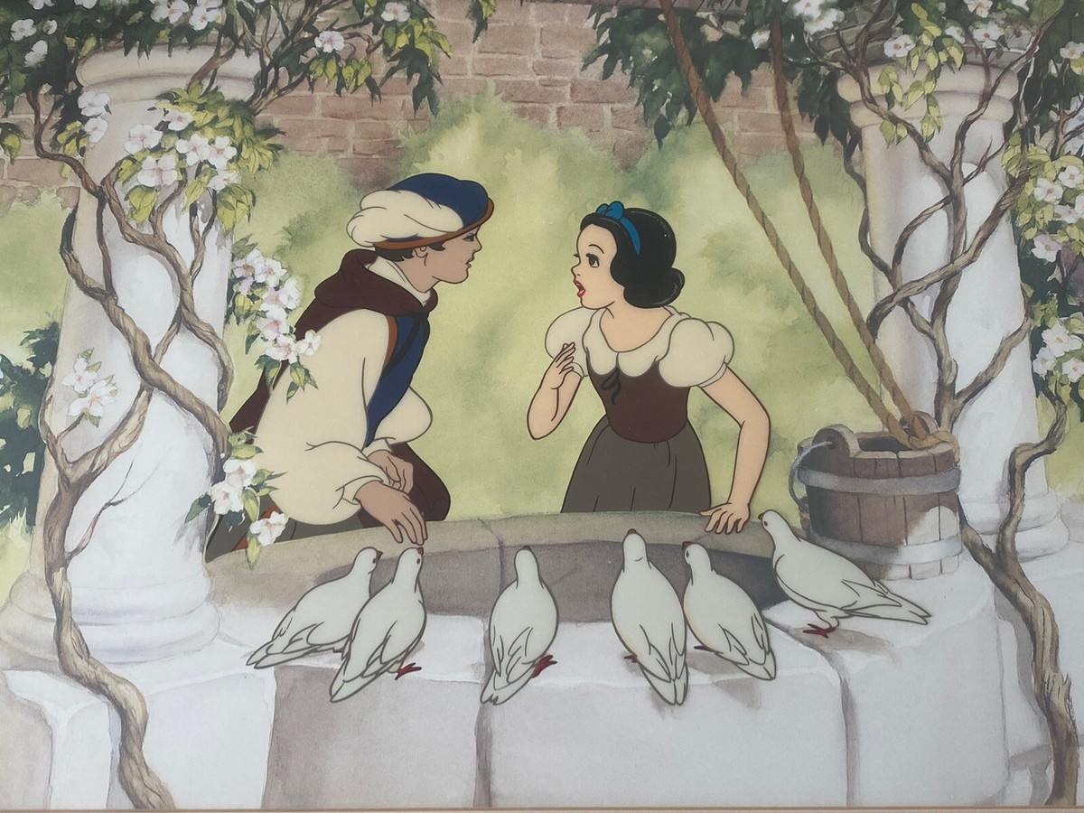 Original Walt Disney Snow White & Prince Seri Cel Cell