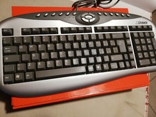 Tastiera PC OLIDATA SCORPIUS - Vintage -presa PS/2 Din 7 poli colore Grigio-Nero