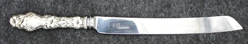 Vintage Gorham LILY Sterling Silver   Wedding Cake Knife  12" made in ENGLAND