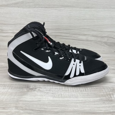 Nike Freek Wrestling Shoes Black True White Mens Size 9 New 316403