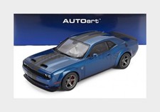 AUTOART 71767 2023 Dodge Challenger SRT Super Stock Coupe 1/18 Blue