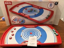 Brio Shuffleshot Tabletop Shuffleboard Game Board Complete W/ Box SEE PICTURES