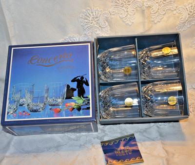 vetro  Whiskey-Gläser Capri Crystal Cristallo  capri  Italia