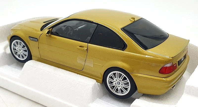 Norev 1/18 scale Diecast 183000 - 2000 BMW M3 E46 - Metallic Yellow - Image 2 of 4