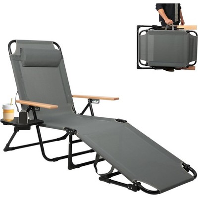 Gartenliege Klappbar Sonnenliege Strandliege Campingliege Liegestuhl Balkon