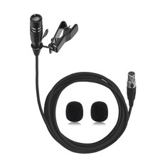 Lavalier Lapel Microphone Unidirectional Condenser Super Cardioid Mic Compati...