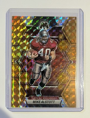 2023 Panini Mosaic Mike Alstott #233 Orange Mosaic Prizm /199 TB Bucs Legend SP