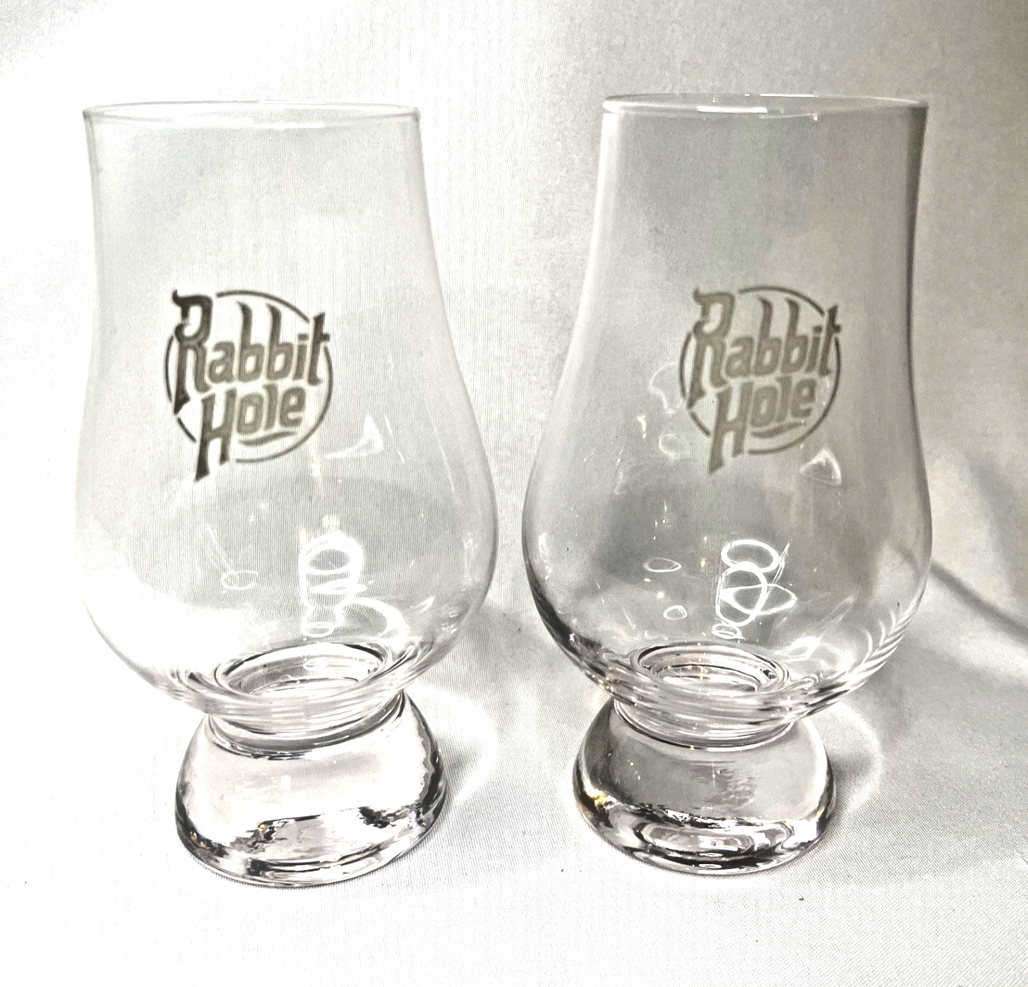Set of 2 Rabbit Hole Whiskey Glencairn Glasses official whiskey glasses-image