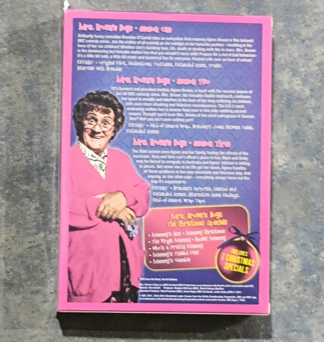 Mrs. Brown's Boys: Complete Series (DVD, 2015, 8-Disc Set) New Sealed Region 1 Foto 2 de 2