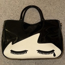 Lulu Guinness Doll face Wanda Handbag Very Good Condition