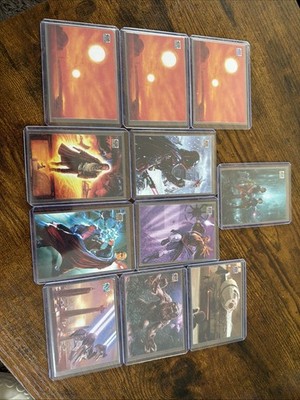 2025 Tipps Star Wars Galaxy Mini Diamond Refractor Lot of 11 Cards
