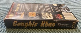 Genghis Khan (NES) Koei Strategy CIB - 100% Complete w/ Poster Map & Sleeve-1990