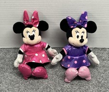 Ty Sparkle Disney Minnie Mouse 8.5" Mini Plush Lot of 2