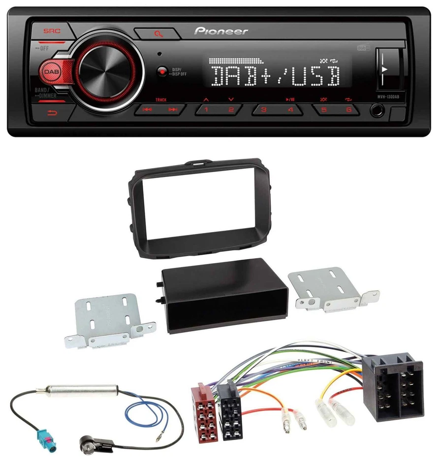 Pioneer MP3 1DIN DAB USB AUX Autoradio für Alfa Romeo Giulietta 2013-2021 ISO - Bild 1 von 4
