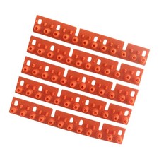 Conductive Silicone Key Contact Pad 5 Piece Replacement Strip for Repairing