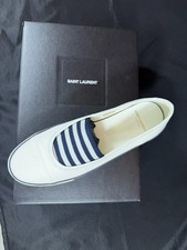 Saint Laurent Venice Canvas Slip-On Sneakers ...