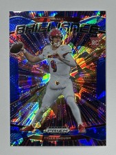 2025 Panini Prizm Draft Picks Brilliance Tyler Shough #14 Blue Ice Prizm /149 RC
