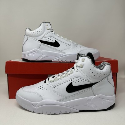 Size 12- Nike Air Flight Lite Mid “White/Black” 2021 W/Box  display picture 1