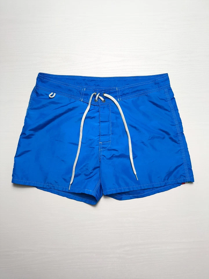 SUNDEK Short De Bain Homme Tricolore ITALIE Drapeau Italien Taille 34 / 48 ITA - Photo 2/4