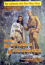 Karl May DER SCHATZ IM SILBERSEE Originalplakat WA von 1972
