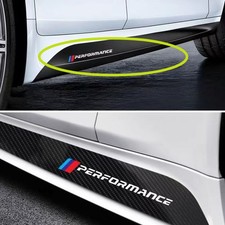 For Bmw 1 2 3 4 5 Series X5x6 Carbon Fiber Pattern Mp Side Sticker Skirt Decals