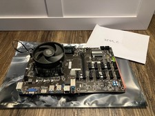 Tested - Gladiator B250 BTC Motherboard With CPU  4gb of RAM Combo