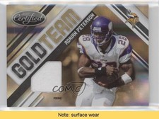 2010 Certified Gold Team Materials Prime 27/50 Adrian Peterson #6 READ 0af