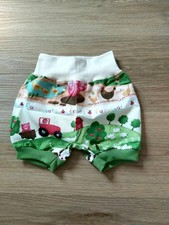 kurze Pumphose,Tiere, Neu,Handmade,Baumwolle, Gr.80-92,Unisex,Babys,Kita,Urlaub