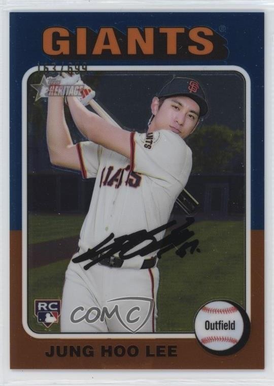 2024 Topps Heritage High Number Chrome 163/699 Jung-Hoo Lee Jung Hoo #545 0u2l