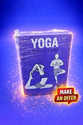 NewMe Fitness Yoga Exercise Cards Workout Deck Trainer Guide NEW Sealed