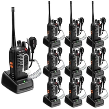 Radios Walkie Talkies Long Range: MT-8S Walkie Talkie with Earpiece, 1500mAh ...