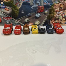 Disney Pixar Cars Mini Racers Diecast Metal Cars Lot Of 5 Racers Extras 53