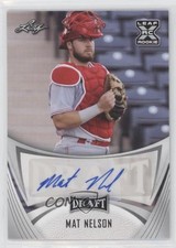 2021 Leaf Draft Base Auto Mat Nelson #BA-MN1 Auto 0d8